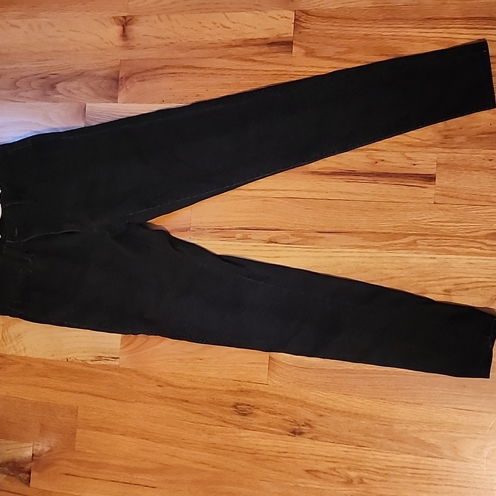 Levi's 720 High Rise Super Skinny Jeans Women's Size 26 Black Snakeskin Print